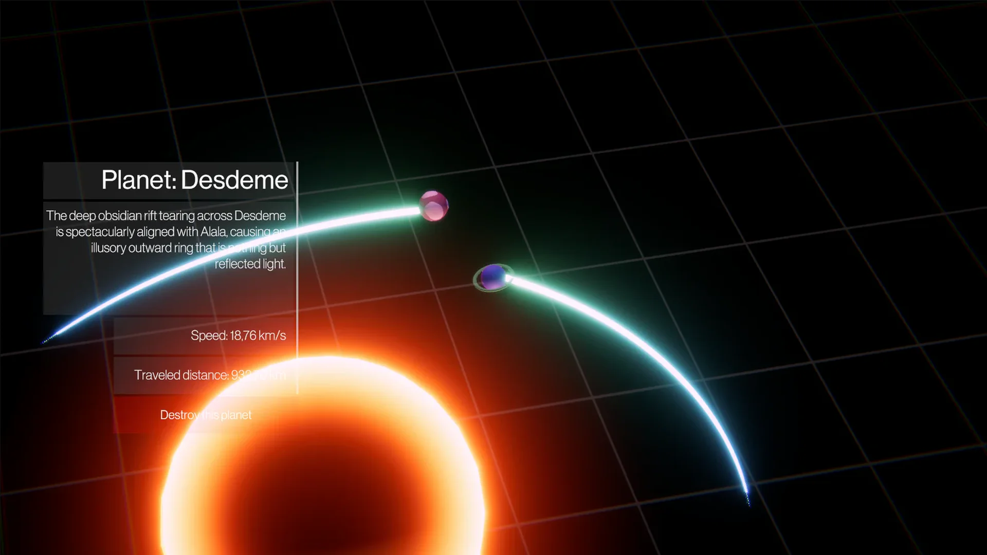 Gameplay du jeu avec la vue astral active